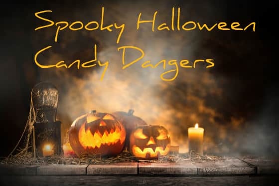 Spooky Jack-o-Lanterns depicting dangers of Halloween