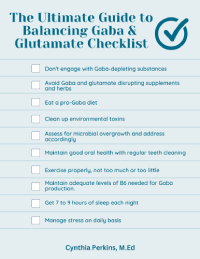 Balancing Gaba and glutamate checklist